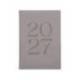 AGENDA OFICINA LIDERPAPEL 2027 ENCUADERNADA CRETA DIA PAGINA 170X240 MM BILINGUE 70G PAPEL FSC GREY