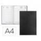 AGENDA OFICINA LIDERPAPEL 2027 ENCUADERNADA CORFU DIA PAGINA A4 BILINGUE 60G PAPEL FSC BLACK