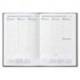 AGENDA OFICINA LIDERPAPEL 2027 ENCUADERNADA CORFU SEMANA VISTA A5 BILINGUE 60G PAPEL FSC BLACK