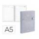 AGENDA OFICINA LIDERPAPEL 2027 ENCUADERNADA ELASTIC CLOSURE DIA PAGINA A5 BILINGUE 70G PAPEL FSC DESIGN