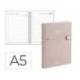 AGENDA OFICINA LIDERPAPEL 2027 ENCUADERNADA ELASTIC CLOSURE DIA PAGINA A5 BILINGUE 70G PAPEL FSC DESIGN