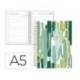 AGENDA OFICINA LIDERPAPEL 2027 ESPIRAL FANTASY DIA PAGINA A5 BILINGUE 70G PAPEL FSC DESIGN 1