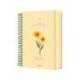 AGENDA OFICINA LIDERPAPEL 2027 ESPIRAL FLOWERS A DIA PAGINA A5 BILINGUE 70G PAPEL FSC DESIGN 2