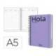 AGENDA OFICINA LIDERPAPEL 2027 ESPIRAL CLASSIC SEMANA VISTA A5 BILINGUE 70G PAPEL FSC DESIGN 5