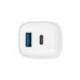 CARGADOR DE PARED TNB GAN 65 W USB-C + USB A COLOR BLANCO