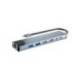 HUB TNB ICLIK 7 EN 1 DUAL + 4K USB-C COLOR ALUMINIO