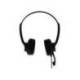 AURICULARES TNB HS-200 MULTIMEDIA CON MICROFONO USB COLOR NEGRO