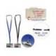 IDENTIFICADOR CON CORDON OFFICE BOX CON CORDON DE SEGURIDAD AZUL