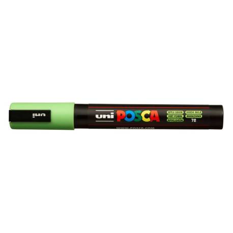 ROTULADOR UNI POSCA 1,8 - 2,5MM PC-5M VERDE MANZANA