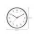 RELOJ MAUL DRIP DE PARED REDONDO 30 CM DIAMETRO CUARZO MARCO NEGRO