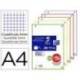 RECAMBIO OXFORD DIN A4 200+50 HOJAS GRATIS CUADRO 5 MM 4 TALADROS CON BANDA 5 COLORES VIVOS