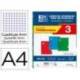LIBRETA ESCOLAR OXFORD OPENFLEX DIN A4 48 HOJAS CUADRO 4 MM PACK DE 3 UNIDADES COLORES SURTIDOS
