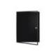 VITRINA DE ANUNCIOS BI-OFFICE NEW GEN MAGNETICA ACERO LACADO 9XA4 PARA INTERIOR COLOR NEGRO 696X933X36 MM