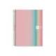CUADERNO ESPIRAL MIQUELRIUS DIN A4 80 HOJAS 90 GR CUADRO 5 MM TAPA FORRADA AURORA WEST