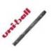 ROTULADOR MARCA UNIBALL PIN BR-200 PUNTA DE PINCEL FINO GRIS OSCURO