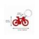 LLAVERO BICICLETA ACRILICO RECICLADO PACK DE 5 UNIDADES COLORES SURTIDOS