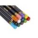 LAPICES DE COLORES DERWENT CHROMAFLOW CAJA METALICA DE 12 UNIDADES COLORES SURTIDOS