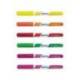 ROTULADOR GIOTTO TURBO SOFT FLUO PUNTA DE PINCEL CAJA DE 6 UNIDADES COLORES SURTIDOS