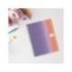 CUADERNO ESPIRAL MIQUELRIUS DIN A4 120 HOJAS 70 GR CUADRO 5 MM TAPA POLIPROPILENO AURORA PROVENCE
