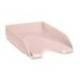 BANDEJA SOBREMESA CEP MINERAL PLASTICO COLOR ROSA 350X260X65 MM