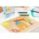 LAPICES DE COLORES BIC MULTISUPERFICIES TRIANGULARES MINA BORRABLE CAJA DE 6 UNIDADES COLORES SURTIDOS