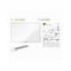PIZARRA BLANCA NOBO ESSENCE ACERO VITRIFICADO MAGNETICA 2400X1200 MM