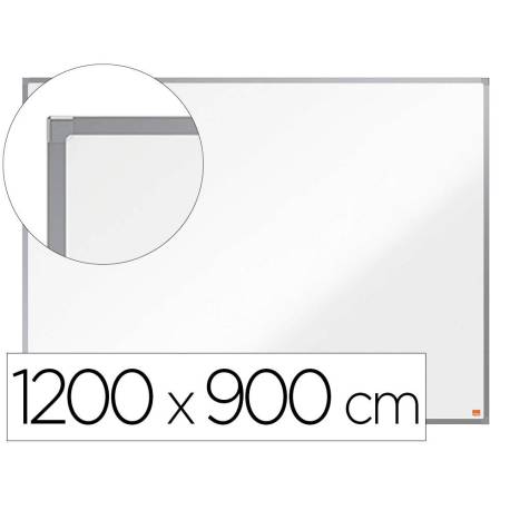 PIZARRA BLANCA NOBO ESSENCE ACERO VITRIFICADO MAGNETICA 1200X900 MM