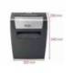 DESTRUCTORA DE DOCUMENTOS REXEL MOMENTUM X406 P4 CAPACIDAD DE CORTE 6 HOJAS DESTRUYE GRAPAS Y CLIPS