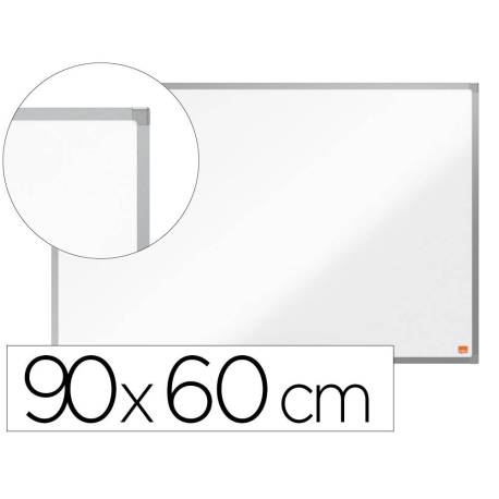 PIZARRA BLANCA NOBO ESSENCE ACERO LACADO 900X600 MM
