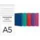 CUADERNO OXFORD COSIDA TAPA EXTRADURA DIN A5 80 HOJAS RAYADO HORIZONTAL COLORES VIVOS SURTIDOS