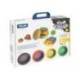 PASTA MILAN PARA MODELAR SOFT DOUGH CASA DE LAS HAMBURGUESAS CON HERRAMIENTAS MALETIN CON 4 BOTES COLORES