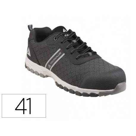 ZAPATO DE SEGURIDAD DELTAPLUS BOSTON DEPORTIVO POLIESTER CON REFUERZO TPU SUELA SELLADA NEGRO TALLA 41
