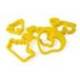 JUEGO JOVI RODILLO PARA PLASTILINA + 12 MOLDES FORMAS SURTIDAS
