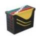 SOPORTE PARA CARPETAS COLGANTES TARIFOLD PLASTICO 100% RECICLADO COLOR NEGRO 357 X 252 X 151 MM