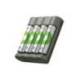 CARGADOR DE PILAR RECARGABLES GP AA/AAA INCLUYE 2 PILAS AA 2100 MAH