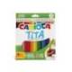 LAPICES DE COLORES CARIOCA TITA HEXAGONAL CAJA DE 24 UNIDADES COLORES SURTIDOS