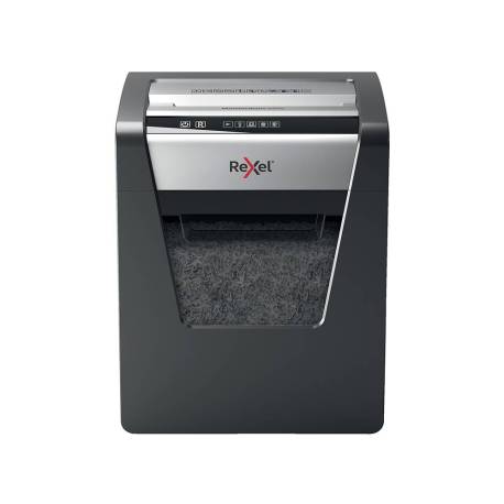 Destructora de documentos Rexel Momentum X410 en partículas 10 hojas 23 L Nivel de seguridad 4 en Negro
