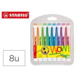 ROTULADOR STABILO FLUORESCENTE SWING COOL ESTUCHE 8 UNIDADES COLORES SURTIDOS