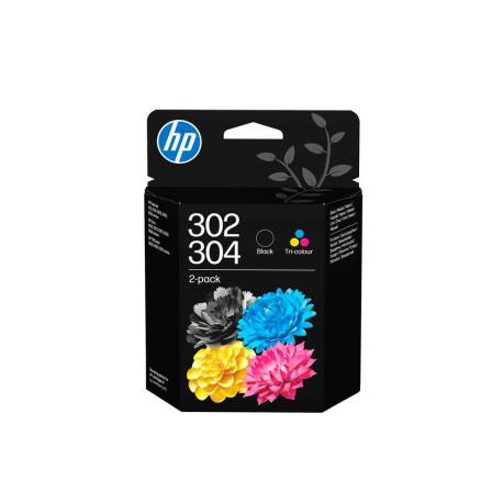 INK-JET HP PACK 302 NEGRO + 304 TRICOLOR
