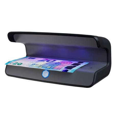 DETECTOR DE BILLETES FALSOS SAFESCAN 55 CON TRES LUCES LED ULTRAVIOLETA MODO ENCENDIDO/ESPERA