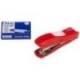 GRAPADORA PETRUS LILIPUT 200 WOW CAPACIDAD 12 HOJAS + CAJA GRAPAS 23/6 COLORES SURTIDOS