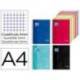 CUADERNO ESPIRAL OXFORD EUROPEANBOOK 5 TAPA EXTRADURA DIN A4 150 HOJAS CUADRO 5 MM CON 5 BOLSAS SEPARADORAS