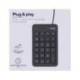 TECLADO NUMERICO TRUST XALAS NUMPAD CON CABLE LONGITUD 145 CM USB 2.0 COLOR NEGRO