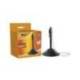 Boligrafo Bic azul 0,4 mm con peana