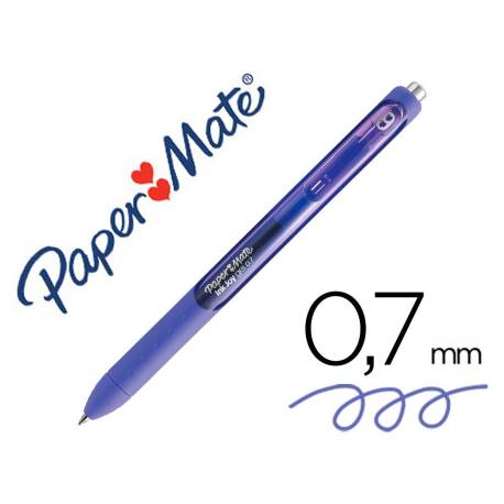 Boligrafo Paper Mate Inkjoy Retractil Gel 0,7 mm Color Morado