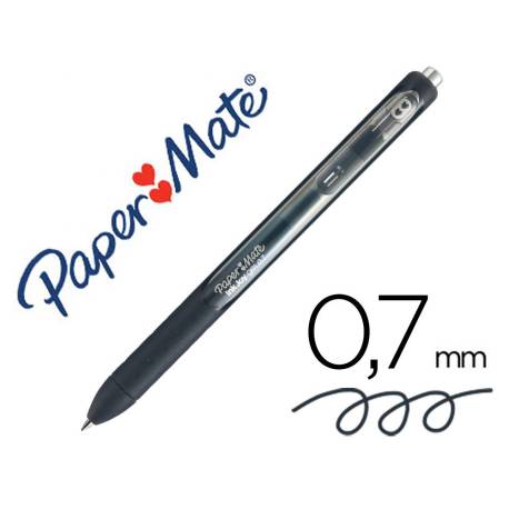 Boligrafo Paper Mate Inkjoy Retractil Gel 0,7 mm Color Negro