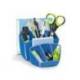 Organizador sobremesa CEP 143x158x93 mm 8 Compartimentos Plástico color Azul