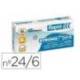 Grapas Marca Rapid nº 24/6 Galvanizadas 1000 grapas