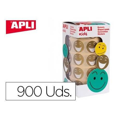 Gomets Apli smile color dorado 20mm