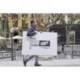 Pizarra Blanca Lacada Magnetica con Mural Ski WhiteBoard® 100x150 Rocada
